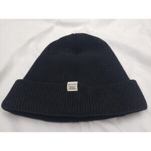 Norse Projects Beanie Wool Knit Logo Black  - One Size